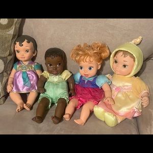 4 princess baby dolls